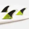AILERONS SURF FCS II CARVER PC MEDIUM ACID/BLACK SET DE 3