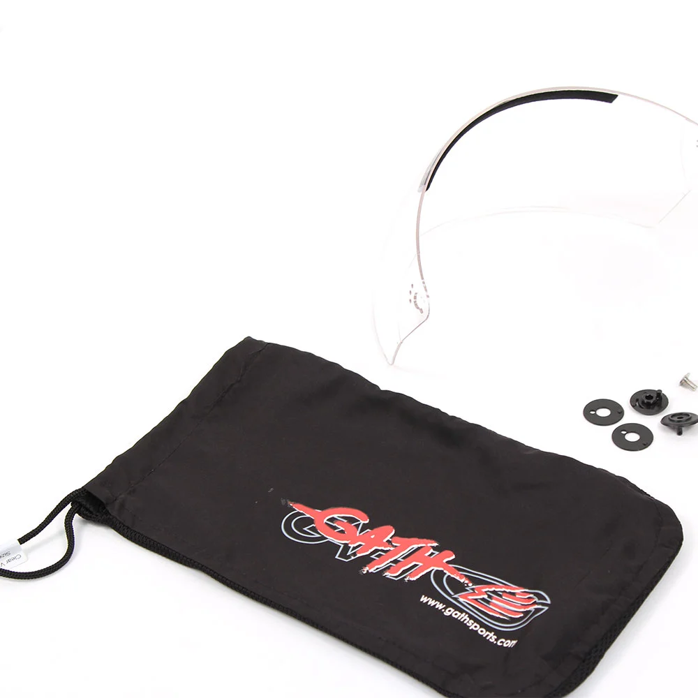 VISIERE INTEGRALE TRANSPARENTE POUR CASQUE GATH CONVERTIBLE OU GEDI – Image 4