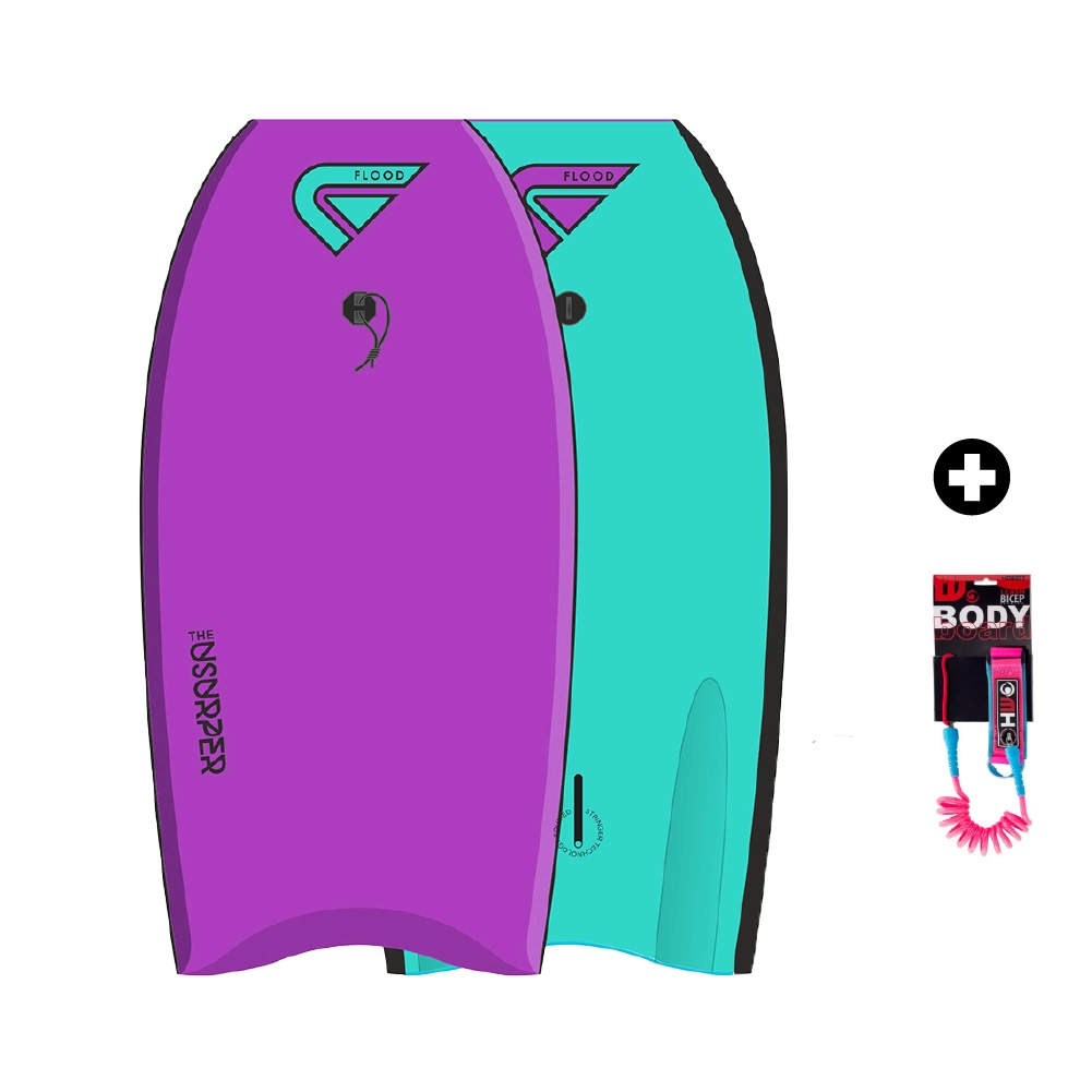 BODYBOARD FLOOD USURPER VIOLET/BLEU 37' 1 BODYBOARD FLOOD USURPER VIOLET/BLEU 37'