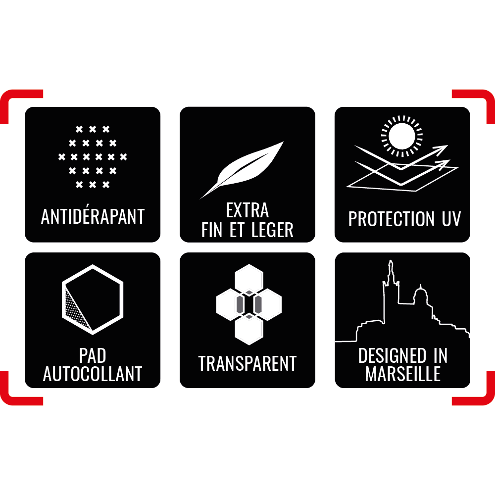 Grip De Traction SURF Antidérapant Hexapads Howzit - 10 Pcs 6 Grip De Traction SURF Antidérapant Hexapads Howzit - 10 Pcs – Image 6