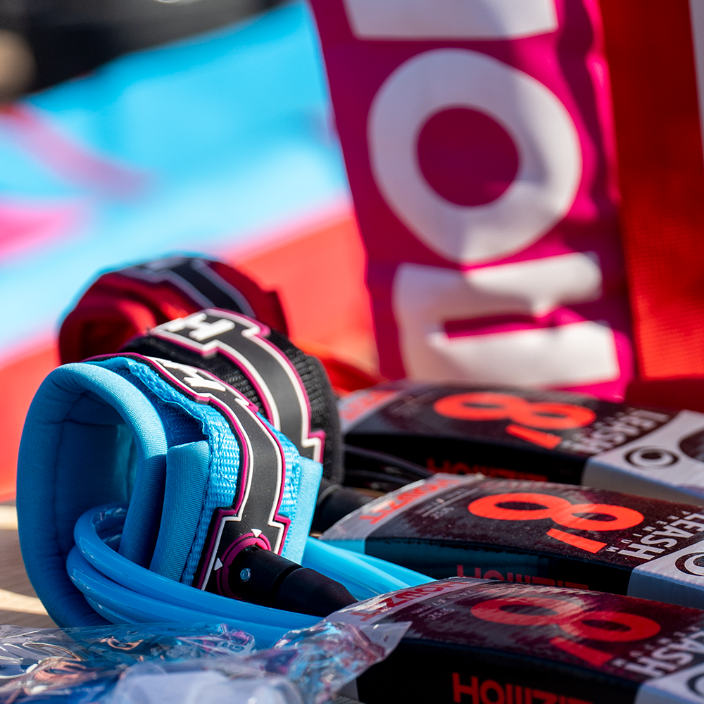 LEASH SURF HOWZIT ROUGE DIAMETRE 7MM 2 LEASH SURF HOWZIT ROUGE DIAMETRE 7MM – Image 2