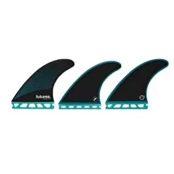 AILERON SURF FUTURES FINS R6 HONEYCOMB MEDIUM SET DE 3