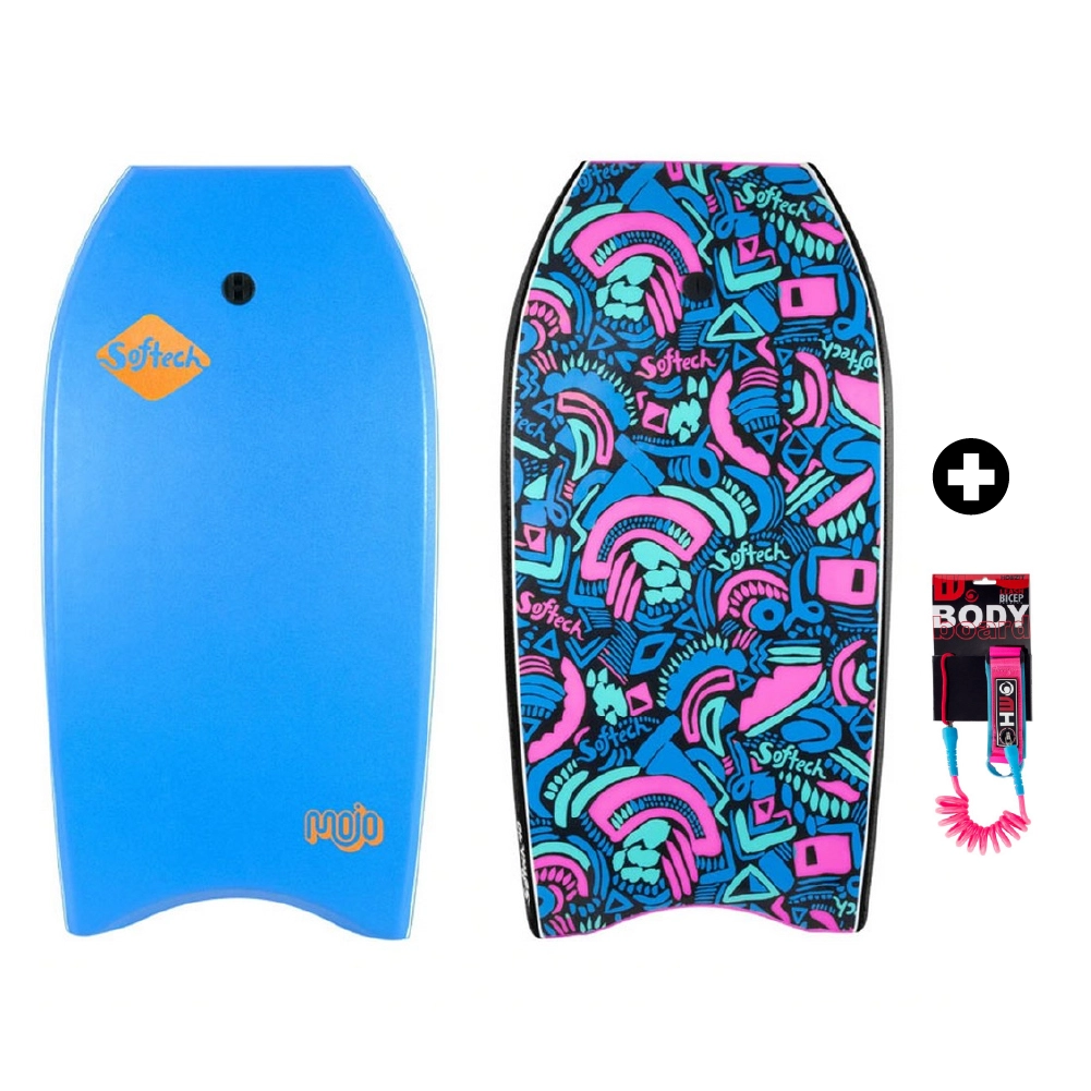 Bodyboard Softech Mojo Blue Retro 1 Bodyboard Softech Mojo Blue Retro