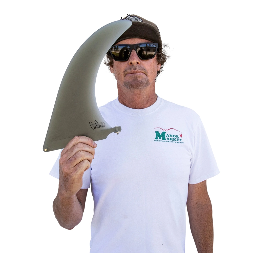 "Captain Fin" AILERON LONGBOARD CAPTAIN FIN CHRISTENSON TRACKER 9.5 5 "Captain Fin" AILERON LONGBOARD CAPTAIN FIN CHRISTENSON TRACKER 9.5 – Image 5