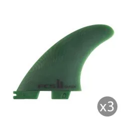 Ailerons SURF FCS II Carver Neo Glass Medium Sage Set De 3