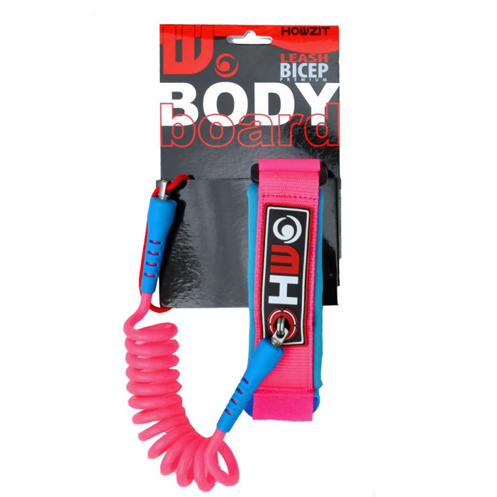 LEASH BODYBOARD HOWZIT ROSE/BLEU 1 LEASH BODYBOARD HOWZIT ROSE/BLEU