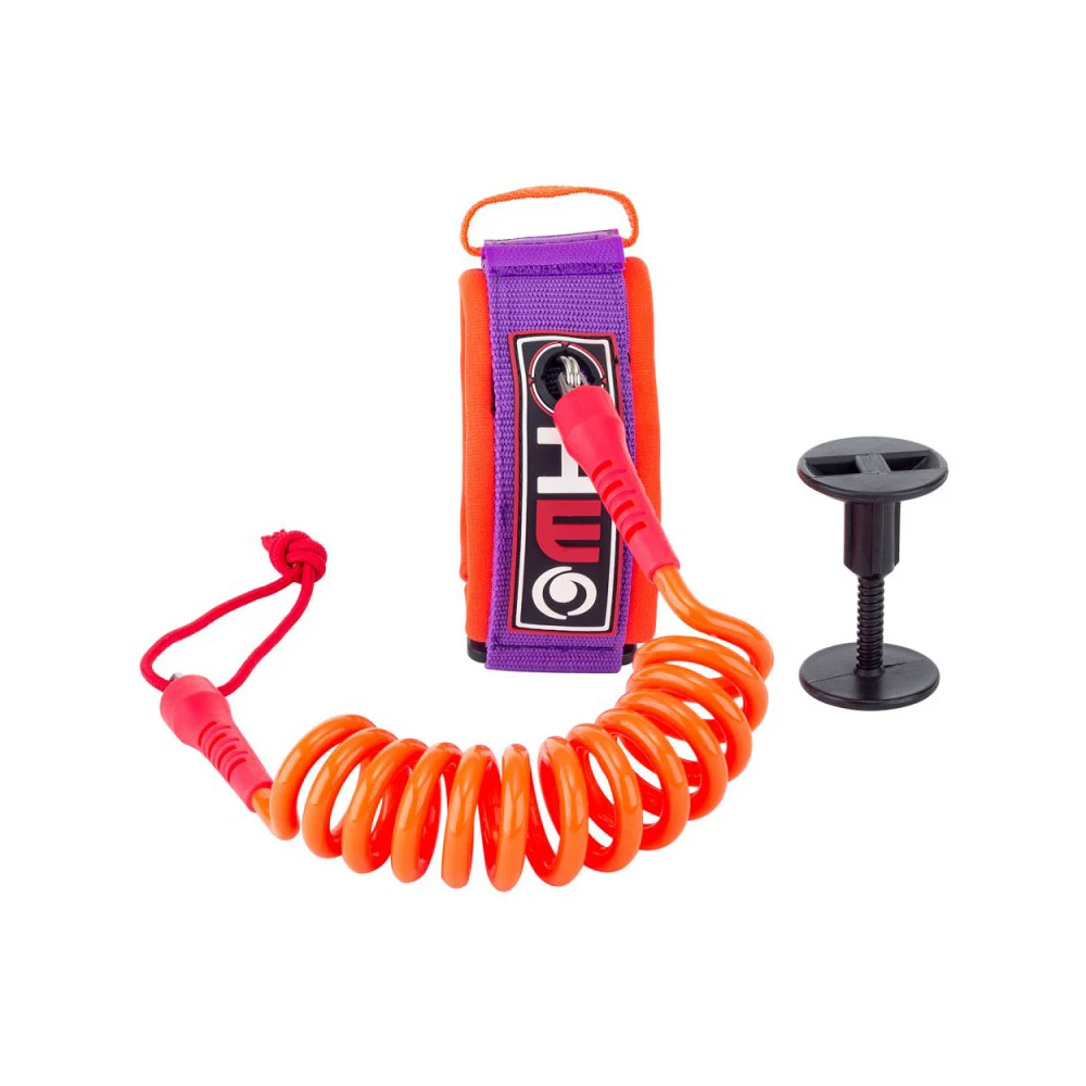 LEASH BODYBOARD HOWZIT ORANGE/VIOLET 4 LEASH BODYBOARD HOWZIT ORANGE/VIOLET – Image 4